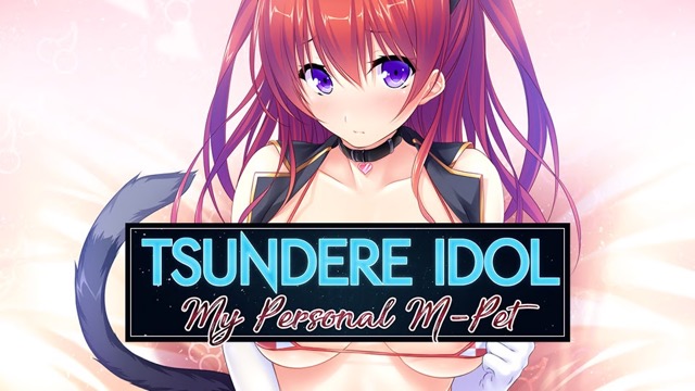 A visual ad for the game: Tsudere Idol M-Pet.